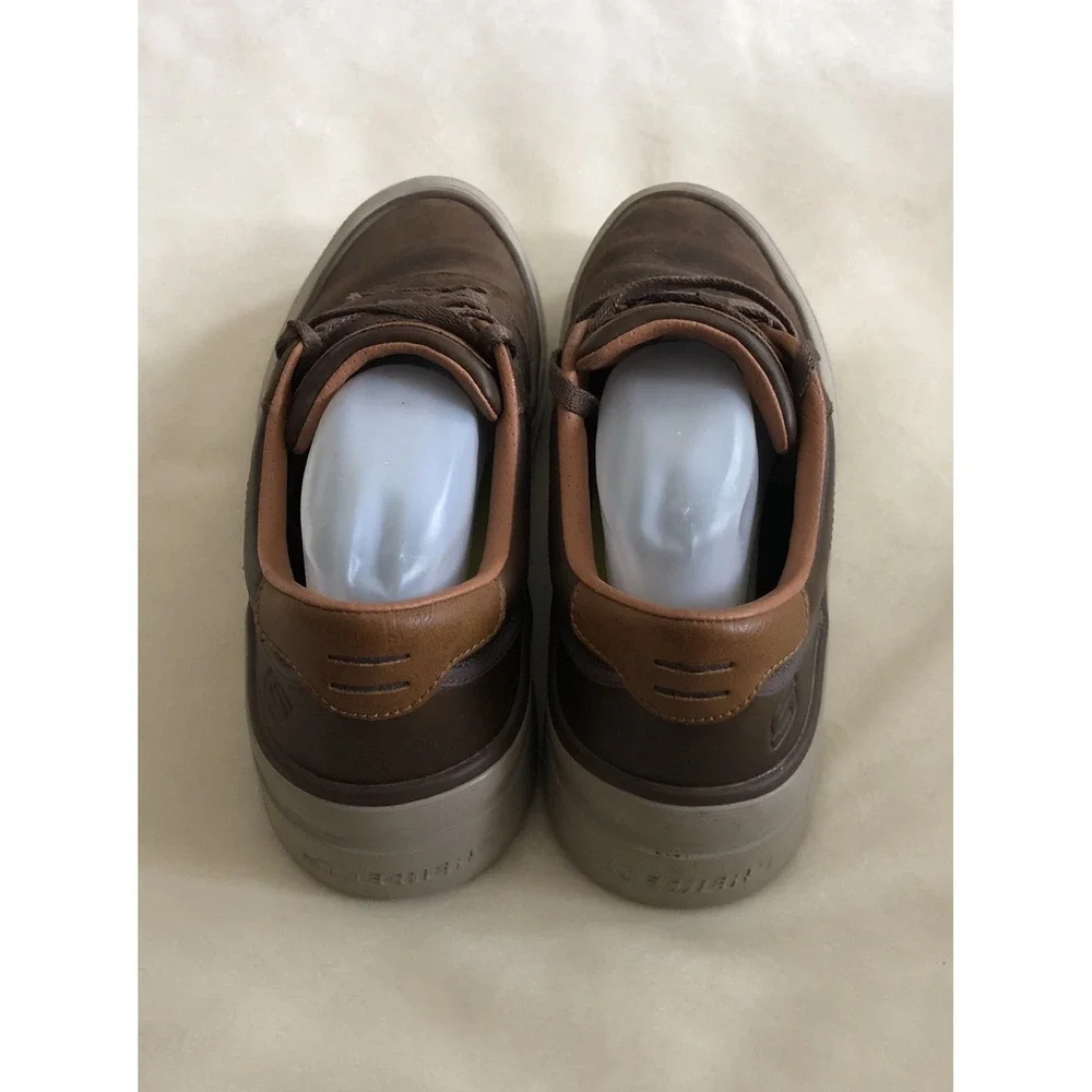Skechers Viewport Brambo Sneaker Dark Brown Mens 10 EUC